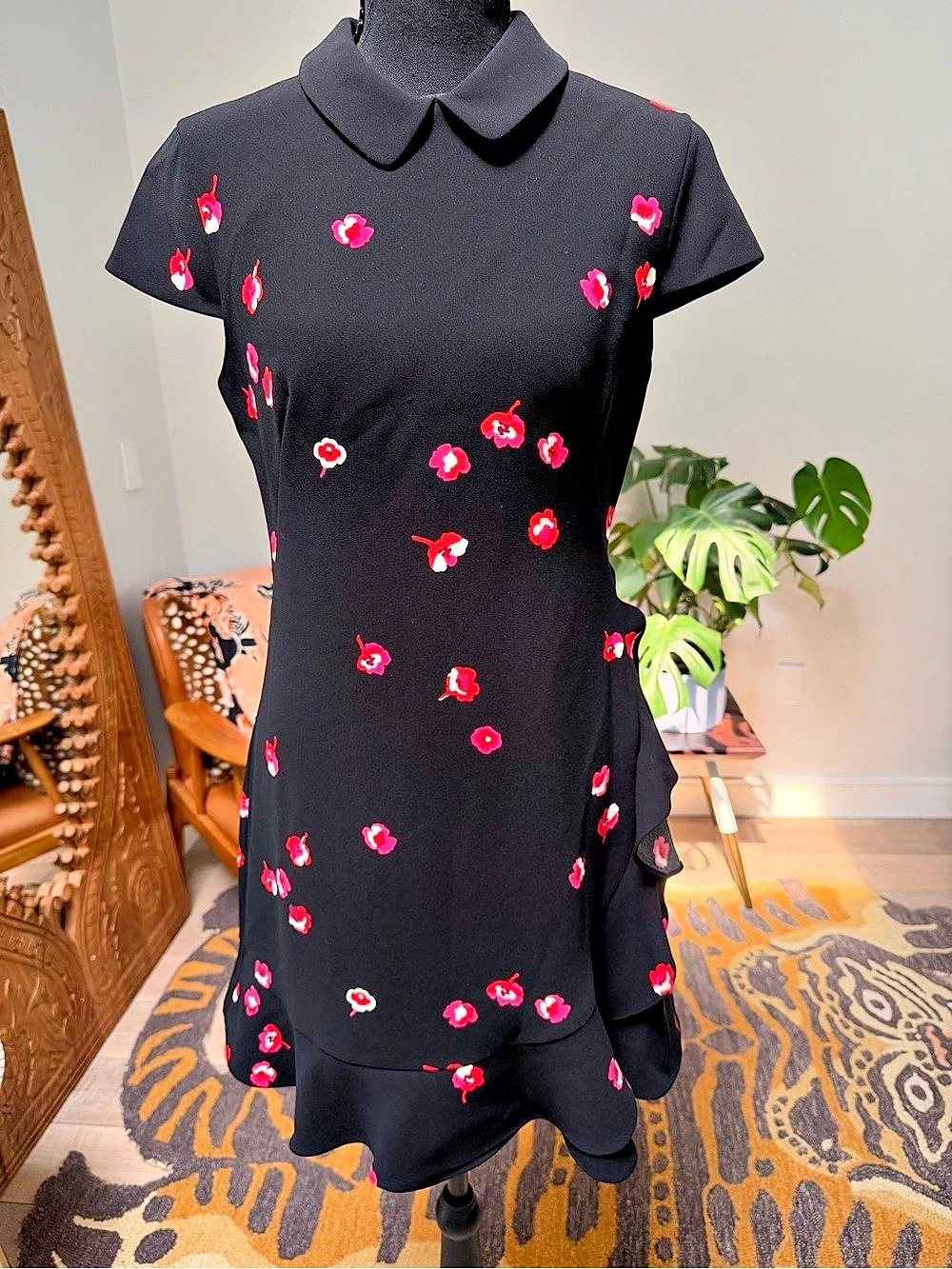 Kate Spade Floral Mini Dress Size 2 Like New